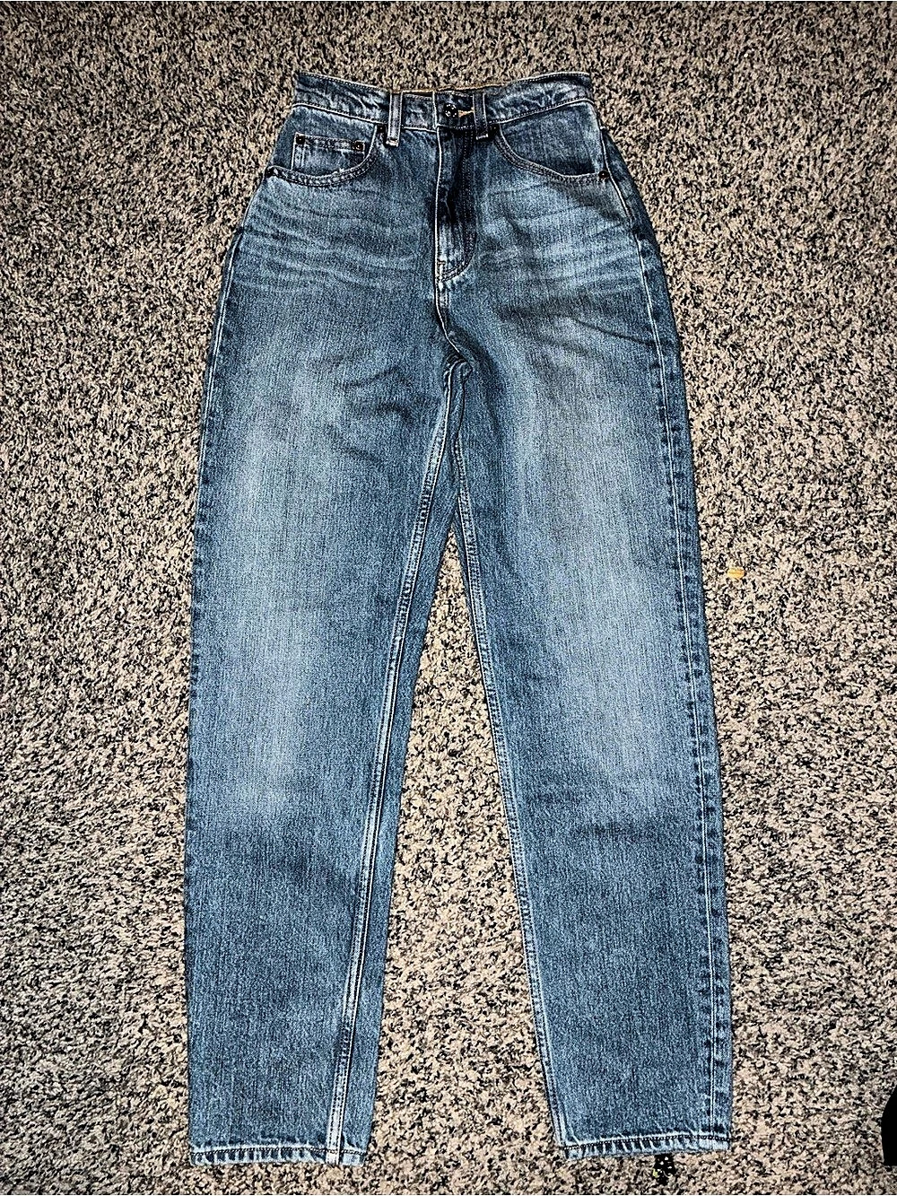 Hi-Rise Straight Denim Women's Straight Leg Jeans